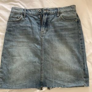 Never worn lucky brand jean skirt
